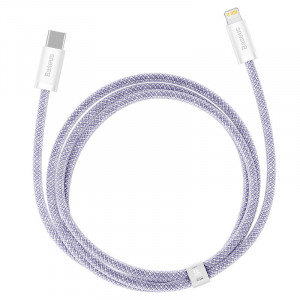 Cablu de date USB-C la Lightning Baseus Dynamic 2, 20W, 1m (violet) CALD040205 - Img 2