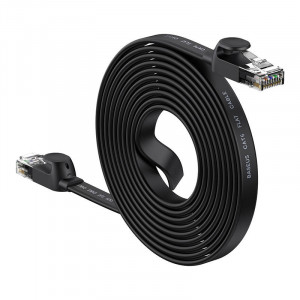 Cablu de retea Baseus Ethernet RJ45, 1 Gbps, 10m (negru) WKJS000201 - Img 2