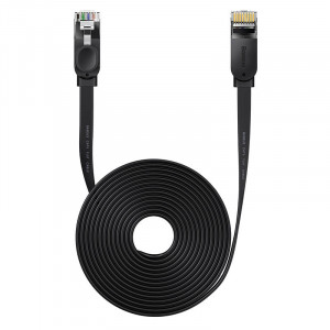 Cablu Internet Ethernet RJ45 Baseus 1 Gbps, 15 m (negru) WKJS000301