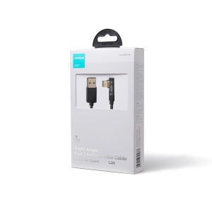 Cablu Incarcare Rapid Unghiular USB-A la USB-C  Joyroom 3A 1.2m S-UC027A6 (Negru)