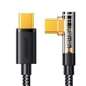 Cablu Incarcare Rapid Unghiular USB-C la USB-C Joyroom 100W 1.2m S-CC100A6 (Negru)