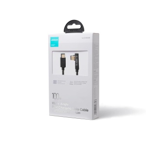 Cablu Incarcare Rapid Unghiular USB-C la USB-C Joyroom 100W 1.2m S-CC100A6 (Negru)