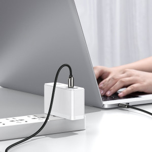Cablu Incarcare Rapid USB-C la USB-C Baseus Display 100W 1m