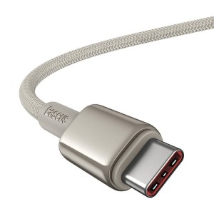 Cablu Incarcare Rapida USB-C la USB-C Baseus Tungsten Gold, 100W