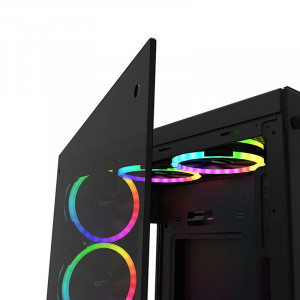 Carcasa pentru computer Darkflash Phantom (neagra) - Img 4