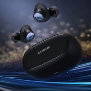 Casti Wireless Bluetooth 5.3 In Ear Baseus Bowie MA20 TWS ANC IPX6 (Negru)