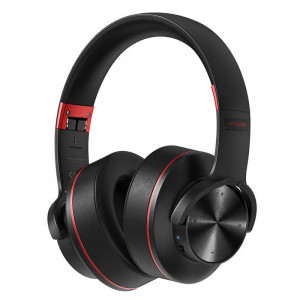 Casti wireless bluetooth Blitzwolf BW-HP2 Pro noise cancelling, microfon omnidirectional (negru) - Img 1