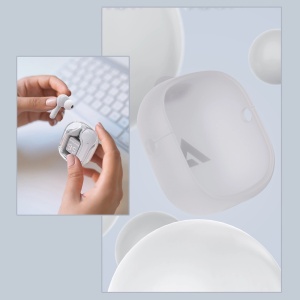 Casti Wireless Bluetooth TWS In Ear Acefast T6 (Gri Modern)