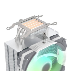 Coller Procesor Racire Activa LED Darkflash S21 ARGB (Radiator + Ventilator 120x130) Alb