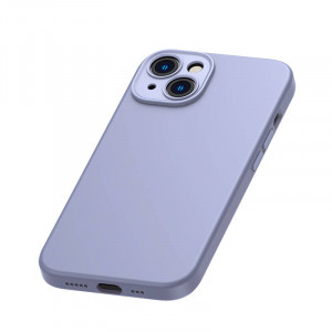 Husa Baseus Liquid Silicagel pentru iPhone 14 Plus (lavanda)+ sticla securizata + kit de curatare ARYT020205 - Img 3