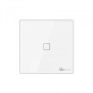 Intrerupator Simplu Smart Wireless Sonoff 433MHz T2EU1C-RF (1 canal) M0802030009