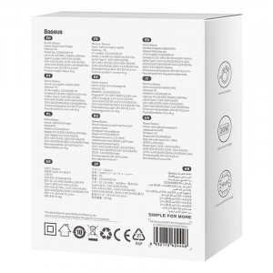 Mini incarcator de perete Baseus GaN5 30W USB-C (alb) CCGN070502 - Img 9