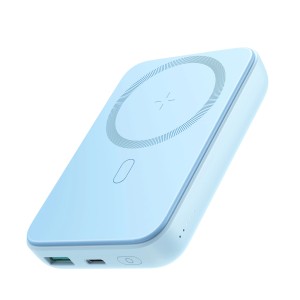 Mini Baterie Externa PowerBank Wireless 20W 10000mAh Joyroom JR-W020 (albastru deschis)