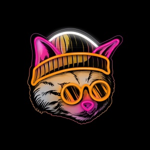 Neon LED ART CAT DREAMER Forever Light FLA04 (Multicolor)