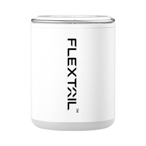 Pompa Aer Portabila Wireless 3-In-1 Flextail Tiny Pump 2X, Lanterna Incorporata 40lm, 180 l/min (Alba)
