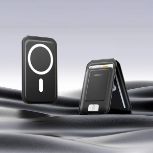 Portofel Wallet Magnetic cu Suport Smartphone Ugreen 45165 MagSafe (Negru)