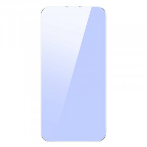 Sticla securizata Baseus Anti-lumina albastra 0.3 mm pentru iPhone 14 Pro (2 buc) SGBL080102 - Img 1