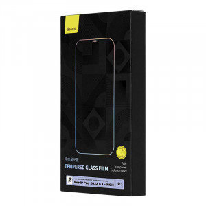 Sticla securizata Baseus Anti-lumina albastra 0.3 mm pentru iPhone 14 Pro (2 buc) SGBL080102 - Img 8