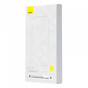 Sticla securizata Baseus Crystal 0.3 mm pentru iPhone 14/13/13 Pro (2 buc) SGBL100002 - Img 6