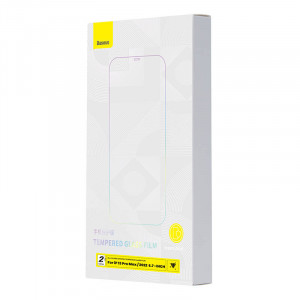 Sticla securizata Baseus Crystal 0.3 mm pentru iPhone 14 Plus/13 Pro Max (2 buc) - Img 6