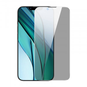 Sticla securizata Baseus Crystal rezistenta la praf cu filtru de confidentialitate 0.3 mm pentru iPhone 14 Plus/13 Pro Max (1buc) SGBL180202 - Img 1