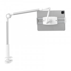 Suport Telefon/Tableta Cu Clema Rotativ Baseus Otaku Life Rotary Pro (argintiu) LUZQ000012