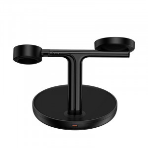 Incarcator wireless inductie multifunctional BASEUS Swan 3 in 1 20W
