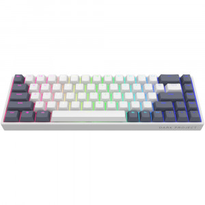 Tastatura Gaming Mecanica Dark Project KD68B Alb / Bleumarin - G3MS