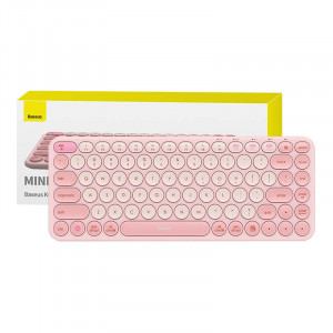 Tastatura wireless Tri-Mode Baseus K01A Baby Pink B00955503413-00 - Img 1