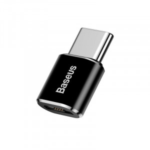 Adaptor Micro USB la USB-C Baseus (Negru) CAMOTG-01
