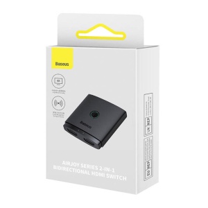 Adaptor Video Switch Bidirectional HDMI Baseus AirJoy 2in1 4K 60Hz (Negru) B01331105111-01
