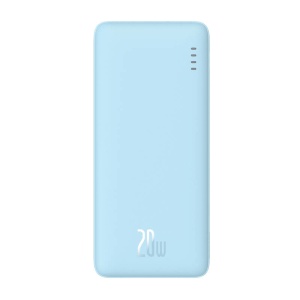 Baterie Externa Powerbank Baseus AirPow 20000mAh 20W USB, USB-C si Micro USB (Albastru)