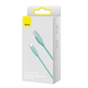 Cablu Incarcare Rapida BASEUS Jelly USB la Lightning 2.4A 1.2m