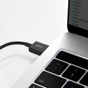 Cablu de date rapid Baseus Superior Series USB la USB-C, 66W, 1 m (negru) CATYS-01 - Img 8