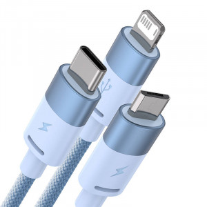 Cablu incarcare USB 3in1 Seria Baseus StarSpeed