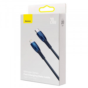 Cablu incarcare USB-C la Lightning Baseus Glimmer 20W