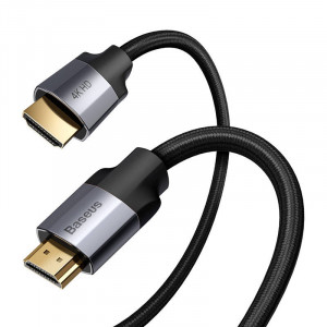 Cablu HDMI Baseus Enjoyment Series, 4K, 1.5 m (negru/gri) WKSX000213 - Img 3