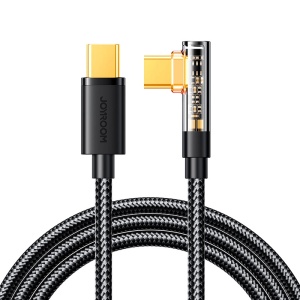 Cablu Incarcare Rapid Unghiular USB-C la USB-C Joyroom 100W 1.2m S-CC100A6 (Negru)