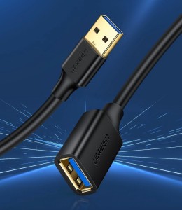 Cablu USB Prelungitor 3.0 UGREEN US129 3m (negru) 30127