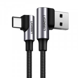Cablu unghiular USB la USB-C