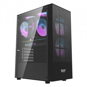Carcasa computer Darkflash A290 + 3 ventilatoare (negru) - Img 2