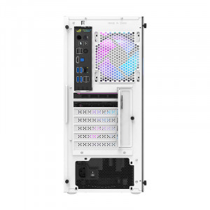 Carcasa computer Darkflash DK351 + 4 ventilatoare (alb) - Img 6