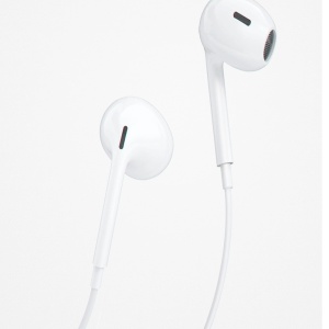 Casti Iphone cu Fir In Ear Dudao X14PROL-W1 Conector Lightning 1.2m (Alb)