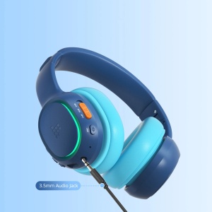 Casti Wireless Bluetooth Copii Over Ear Tronsmart KH03 ANC, Safe (Albastru)