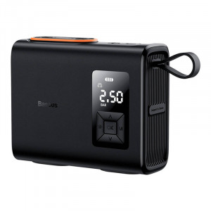 Compresor portabil Baseus Mega EnergyPump Series, 2 cilindri 6000 mAh cu lanterna CRNL060001 - Img 3