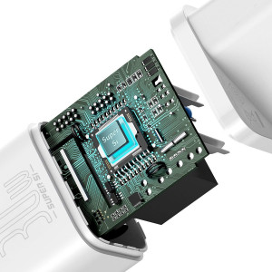 Incarcator Telefon Rapid de Retea Baseus Super Si 1C 30W (Alb) CCSUP-J02