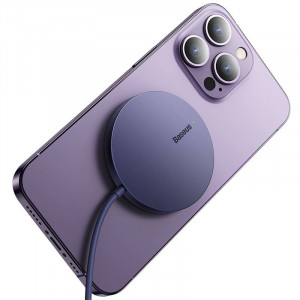 Incarcator wireless magnetic Baseus Simple Mini3 15W (violet)