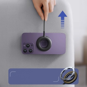 Incarcator Wireless Magnetic Joyroom 15W MagSafe Negru (JR-WQM03)