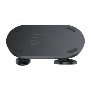 Incarcator wireless Qi 3in1 Acefast E9 15W, MagSafe (negru) - Img 2