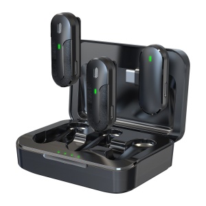 Microfon Wireless Smartphone 2in1 Devia Kintone USB-C (Negru)
